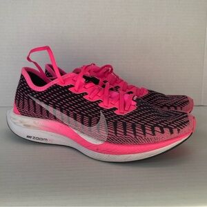 Nike Womens Shoes Air Zoom Pegasus Turbo Size 9 Pink And Black Sneaker Running